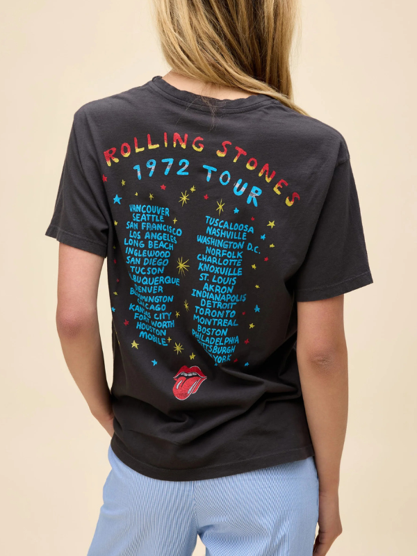 Daydreamer Rolling Stones 1972 Tour Boyfriend Tee