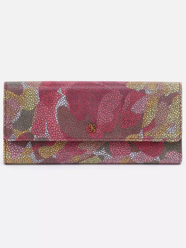 Hobo Jill Lg Trifold Abstract Foliage