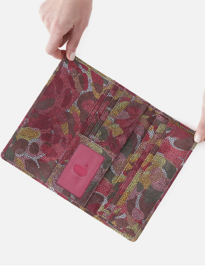 Hobo Jill Lg Trifold Abstract Foliage