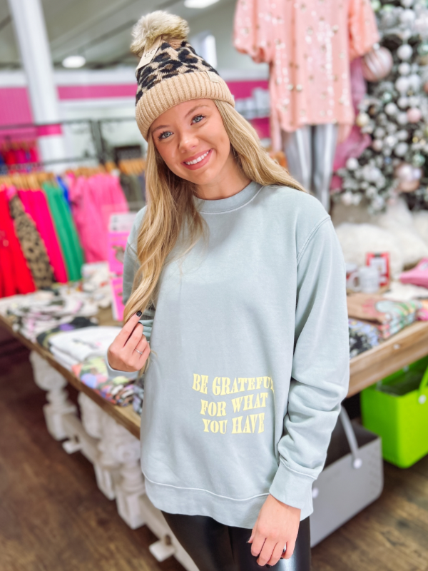 BLT Be Grateful Pullover
